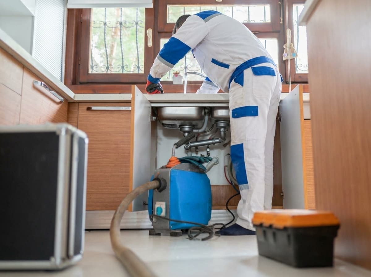 Destapación de cocina y solución a olores de cloaca en CABA - Openagua